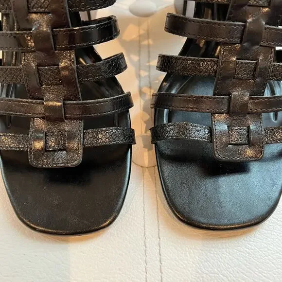 Vince Camuto Hicheny Black Strappy Heel Sandals - Picture 3 of 6